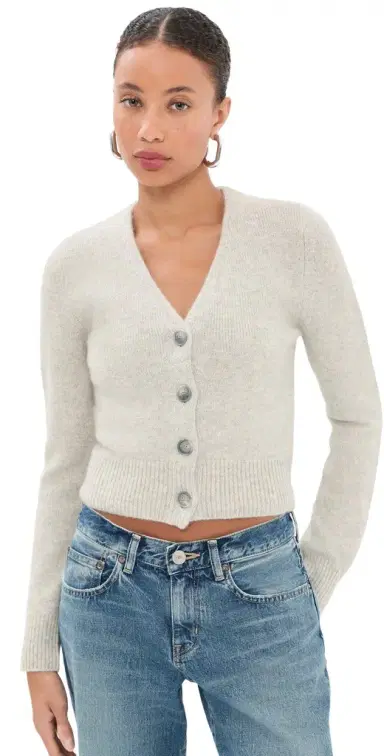 Brandon Maxwell Sloane Silk Cashmere Cardigan Sweater | Thumbnail 1 Brandon Maxwell Sloane Silk Cashmere Cardigan Sweater | Thumbnail 1
