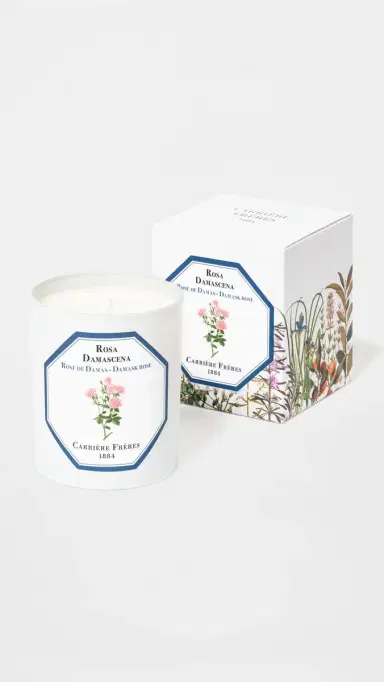 Carriere Freres Damask Rose Candle No Color | Thumbnail 2 Carriere Freres Damask Rose Candle No Color | Thumbnail 2