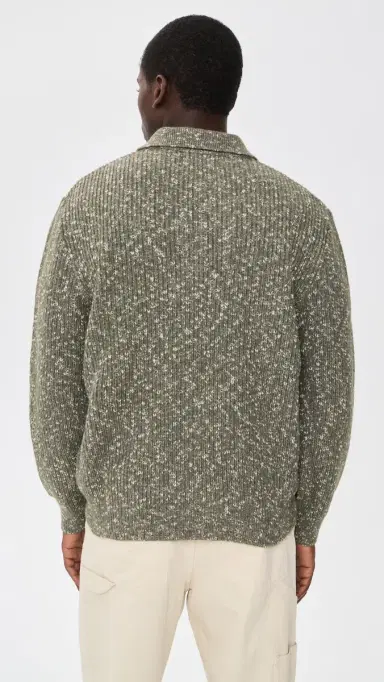 Far Afield Kier Ribbed Knit Polo | Thumbnail 3 Far Afield Kier Ribbed Knit Polo | Thumbnail 3
