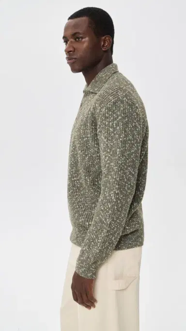 Far Afield Kier Ribbed Knit Polo | Thumbnail 4 Far Afield Kier Ribbed Knit Polo | Thumbnail 4