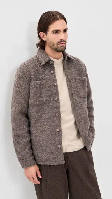 Wax London Mount Bobble Wool Reversible Shacket | Thumbnail 2 Wax London Mount Bobble Wool Reversible Shacket | Thumbnail 2