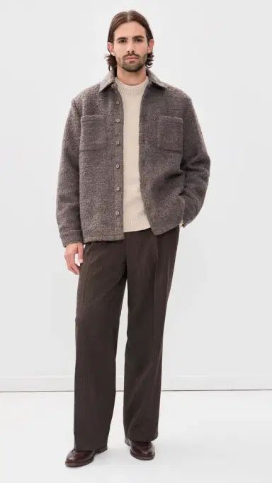 Wax London Mount Bobble Wool Reversible Shacket | Thumbnail 5 Wax London Mount Bobble Wool Reversible Shacket | Thumbnail 5