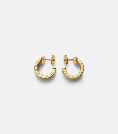 BVLGARI B. zero1 18kt gold hoop earrings with diamonds | Thumbnail 2 BVLGARI B. zero1 18kt gold hoop earrings with diamonds | Thumbnail 2
