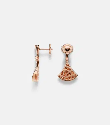 BVLGARI Divas' Dream 18kt rose gold earrings with diamonds | Thumbnail 3 BVLGARI Divas' Dream 18kt rose gold earrings with diamonds | Thumbnail 3