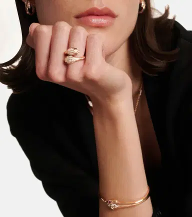 BVLGARI Serpenti Seduttori 18kt rose gold ring with diamonds and rubellites | Thumbnail 5 BVLGARI Serpenti Seduttori 18kt rose gold ring with diamonds and rubellites | Thumbnail 5
