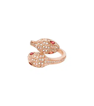 BVLGARI Serpenti Seduttori 18kt rose gold ring with diamonds and rubellites | Thumbnail 1 BVLGARI Serpenti Seduttori 18kt rose gold ring with diamonds and rubellites | Thumbnail 1