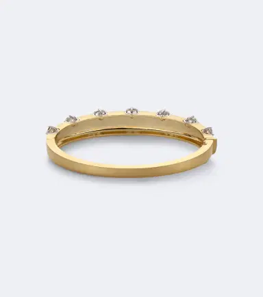 Nikos Koulis Me 18kt gold bangle with diamonds | Thumbnail 3 Nikos Koulis Me 18kt gold bangle with diamonds | Thumbnail 3