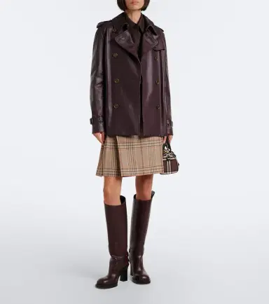 Burberry Leather trench coat | Thumbnail 3 Burberry Leather trench coat | Thumbnail 3