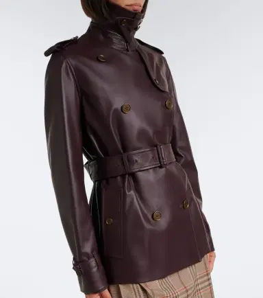 Burberry Leather trench coat | Thumbnail 6 Burberry Leather trench coat | Thumbnail 6