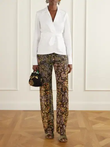 Dries Van Noten Bead-embellished Embroidered Cotton-twill Tote | Thumbnail 3 Dries Van Noten Bead-embellished Embroidered Cotton-twill Tote | Thumbnail 3