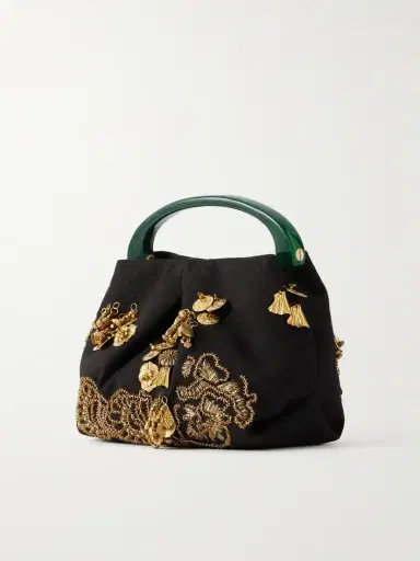 Dries Van Noten Bead-embellished Embroidered Cotton-twill Tote | Thumbnail 4 Dries Van Noten Bead-embellished Embroidered Cotton-twill Tote | Thumbnail 4