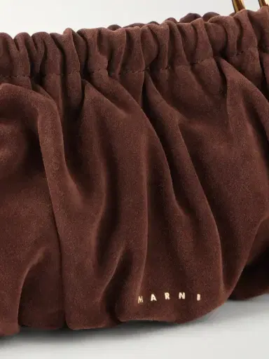 Marni Suede Shoulder Bag | Thumbnail 5 Marni Suede Shoulder Bag | Thumbnail 5