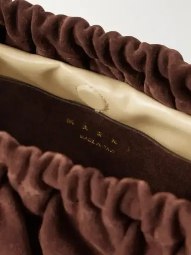 Marni Suede Shoulder Bag | Thumbnail 6 Marni Suede Shoulder Bag | Thumbnail 6