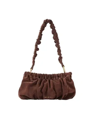 Marni Suede Shoulder Bag | Thumbnail 1 Marni Suede Shoulder Bag | Thumbnail 1