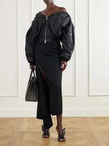 Givenchy Antigona Leather-trimmed Suede Tote | Thumbnail 3 Givenchy Antigona Leather-trimmed Suede Tote | Thumbnail 3