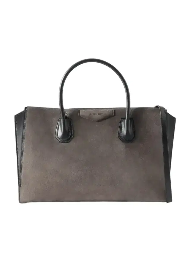 Antigona Leather-trimmed Suede Tote Antigona Leather-trimmed Suede Tote
