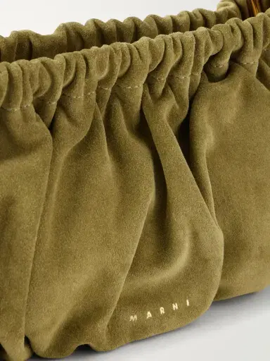 Marni Suede Shoulder Bag | Thumbnail 5 Marni Suede Shoulder Bag | Thumbnail 5