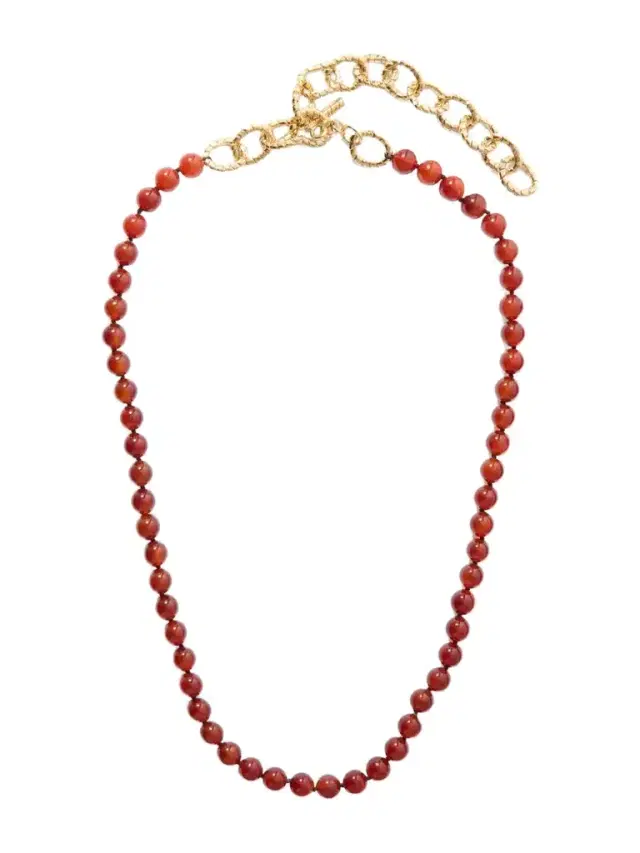 Grace Gold-plated Carnelian Necklace Grace Gold-plated Carnelian Necklace