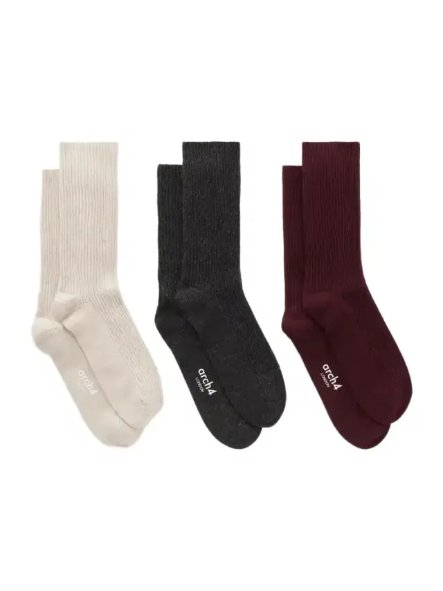 Lucia Set Of Three Ribbed Cashmere Socks Lucia Set Of Three Ribbed Cashmere Socks