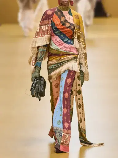 Zimmermann Valiant Printed Fringe-trimmed Silk-satin Wide-leg Wrap Pants | Thumbnail 6 Zimmermann Valiant Printed Fringe-trimmed Silk-satin Wide-leg Wrap Pants | Thumbnail 6