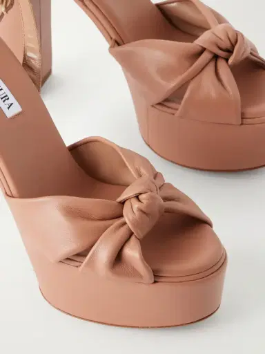 Aquazzura Cupid 120 Leather Platform Sandals | Thumbnail 5 Aquazzura Cupid 120 Leather Platform Sandals | Thumbnail 5