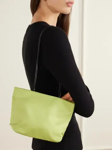 Valesque Leather-trimmed Satin Shoulder Bag | Thumbnail 2 Valesque Leather-trimmed Satin Shoulder Bag | Thumbnail 2