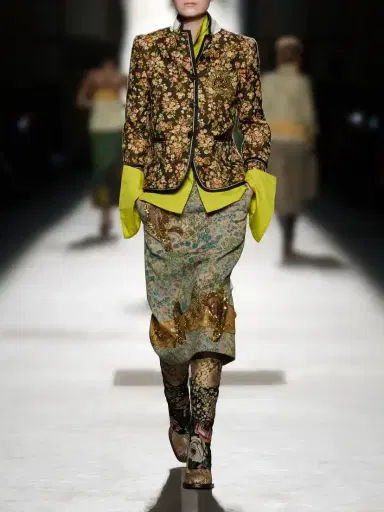 Dries Van Noten Embellished Floral-jacquard Midi Skirt | Thumbnail 6 Dries Van Noten Embellished Floral-jacquard Midi Skirt | Thumbnail 6