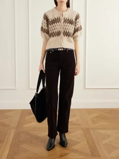 Citizens of Humanity Molly Brushed Alpaca And Wool-blend Cardigan | Thumbnail 2 Citizens of Humanity Molly Brushed Alpaca And Wool-blend Cardigan | Thumbnail 2