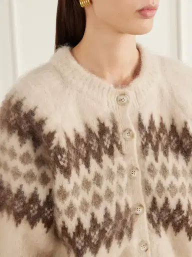 Citizens of Humanity Molly Brushed Alpaca And Wool-blend Cardigan | Thumbnail 5 Citizens of Humanity Molly Brushed Alpaca And Wool-blend Cardigan | Thumbnail 5