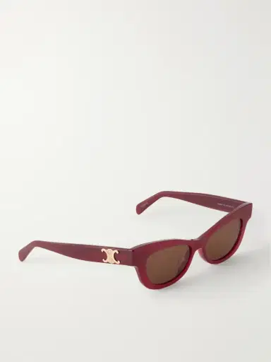 CELINE Eyewear Triomphe Cat-eye Acetate Sunglasses | Thumbnail 3 CELINE Eyewear Triomphe Cat-eye Acetate Sunglasses | Thumbnail 3