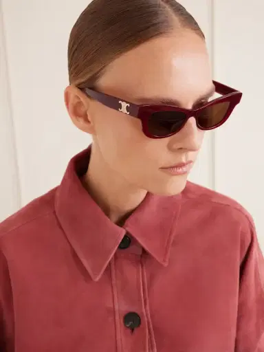 CELINE Eyewear Triomphe Cat-eye Acetate Sunglasses | Thumbnail 5 CELINE Eyewear Triomphe Cat-eye Acetate Sunglasses | Thumbnail 5