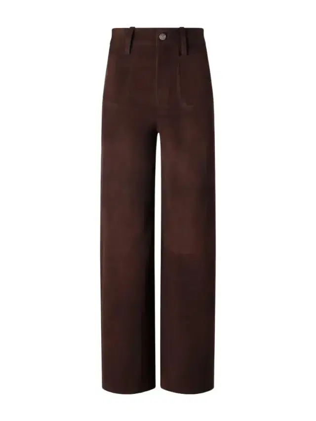 Palazzo Modernist Pocket Suede High-rise Wide-leg Pants Palazzo Modernist Pocket Suede High-rise Wide-leg Pants