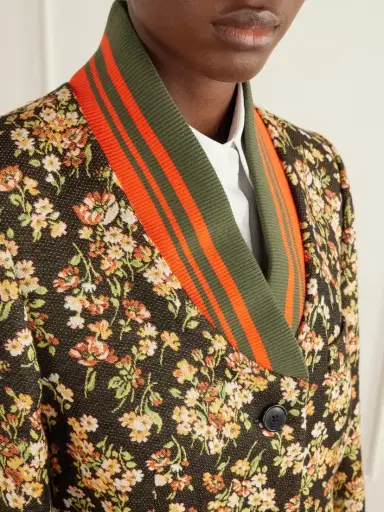 Dries Van Noten Britt Floral-jacquard Cotton-blend Jacket | Thumbnail 5 Dries Van Noten Britt Floral-jacquard Cotton-blend Jacket | Thumbnail 5