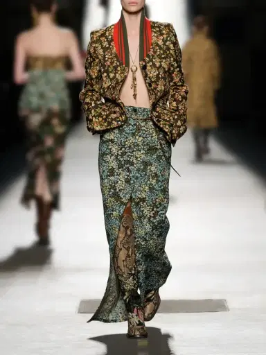 Dries Van Noten Britt Floral-jacquard Cotton-blend Jacket | Thumbnail 6 Dries Van Noten Britt Floral-jacquard Cotton-blend Jacket | Thumbnail 6