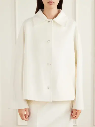 Loulou de Saison Rafe Plush-trimmed Wool And Cashmere-blend Coat | Thumbnail 3 Loulou de Saison Rafe Plush-trimmed Wool And Cashmere-blend Coat | Thumbnail 3