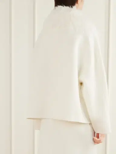 Loulou de Saison Rafe Plush-trimmed Wool And Cashmere-blend Coat | Thumbnail 4 Loulou de Saison Rafe Plush-trimmed Wool And Cashmere-blend Coat | Thumbnail 4