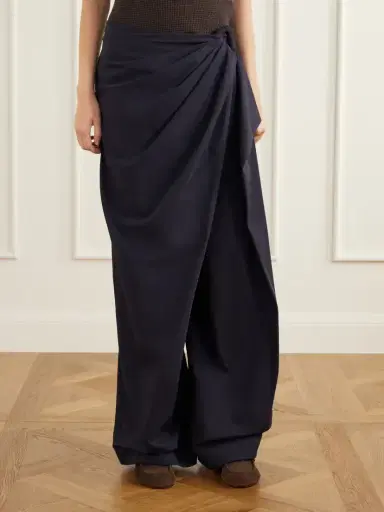 JW Anderson Cotton-drill Wide-leg Wrap Pants | Thumbnail 3 JW Anderson Cotton-drill Wide-leg Wrap Pants | Thumbnail 3