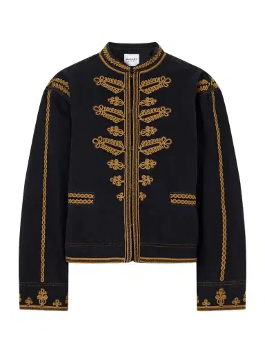 Marant Étoile Emailia Embroidered Padded Cotton-twill Jacket | Thumbnail 1 Marant Étoile Emailia Embroidered Padded Cotton-twill Jacket | Thumbnail 1