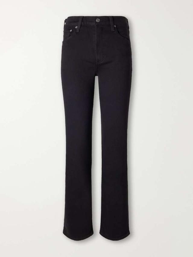 Palma Long Cotton And Cashmere-blend Straight-leg Jeans Palma Long Cotton And Cashmere-blend Straight-leg Jeans
