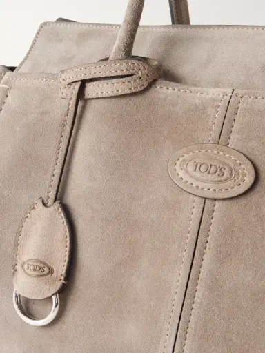 Tod's Logo-embossed Suede Tote | Thumbnail 5 Tod's Logo-embossed Suede Tote | Thumbnail 5