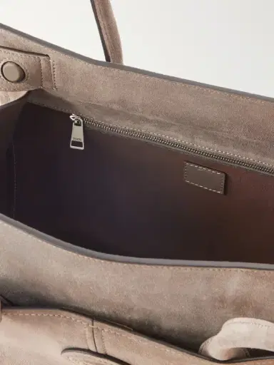 Tod's Logo-embossed Suede Tote | Thumbnail 6 Tod's Logo-embossed Suede Tote | Thumbnail 6