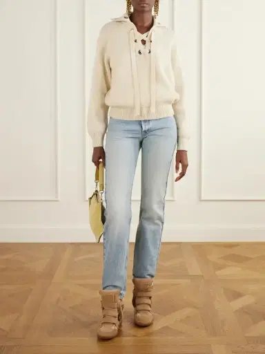 Isabel Marant Ydalia Wool And Alpaca-blend Sweater | Thumbnail 2 Isabel Marant Ydalia Wool And Alpaca-blend Sweater | Thumbnail 2