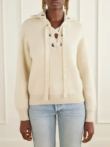 Isabel Marant Ydalia Wool And Alpaca-blend Sweater | Thumbnail 3 Isabel Marant Ydalia Wool And Alpaca-blend Sweater | Thumbnail 3