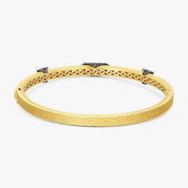 Konstantino Konstantino Callas 18K Yellow Gold Black Multi-Gemstone Bangle Bracelet by The Solist | Thumbnail 3 Konstantino Konstantino Callas 18K Yellow Gold Black Multi-Gemstone Bangle Bracelet by The Solist | Thumbnail 3
