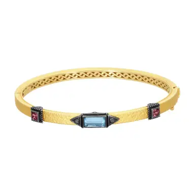 Konstantino Konstantino Callas 18K Yellow Gold Black Multi-Gemstone Bangle Bracelet by The Solist | Thumbnail 1 Konstantino Konstantino Callas 18K Yellow Gold Black Multi-Gemstone Bangle Bracelet by The Solist | Thumbnail 1