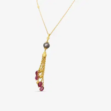 Konstantino Konstantino Callas 18K Yellow Gold Tahitian Pearl Tassel Pendant Necklace by The Solist | Thumbnail 2 Konstantino Konstantino Callas 18K Yellow Gold Tahitian Pearl Tassel Pendant Necklace by The Solist | Thumbnail 2