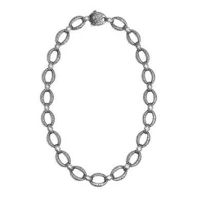 Konstantino Konstantino Classic Sterling Silver Filigree Oval Link Necklace by The Solist | Thumbnail 1 Konstantino Konstantino Classic Sterling Silver Filigree Oval Link Necklace by The Solist | Thumbnail 1