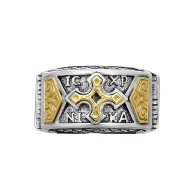 Konstantino Konstantino Heonos 18K Yellow Gold & Sterling Silver Band Ring Sz. 10.5 by The Solist | Thumbnail 1 Konstantino Konstantino Heonos 18K Yellow Gold & Sterling Silver Band Ring Sz. 10.5 by The Solist | Thumbnail 1