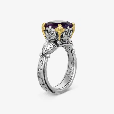 Konstantino Konstantino Hermione 18K Yellow Gold & Sterling Silver Amethyst Ring Sz. 8 by The Solist | Thumbnail 2 Konstantino Konstantino Hermione 18K Yellow Gold & Sterling Silver Amethyst Ring Sz. 8 by The Solist | Thumbnail 2