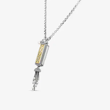 Konstantino Konstantino Hestia 18K Yellow Gold & Sterling Silver MOP Pendant Necklace by The Solist | Thumbnail 2 Konstantino Konstantino Hestia 18K Yellow Gold & Sterling Silver MOP Pendant Necklace by The Solist | Thumbnail 2